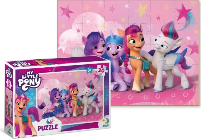 DODO Puzzle Én kicsi pónim: Jó csapat 30 darabos