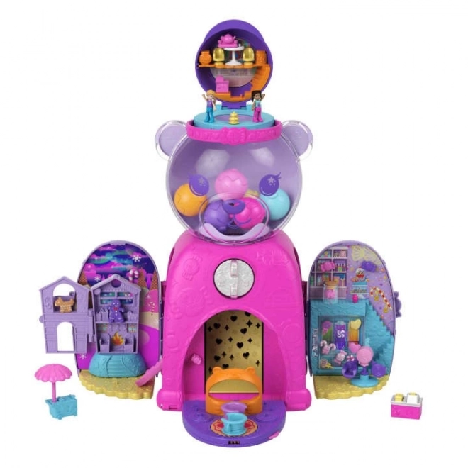 Polly Pocket megbízható maci játékszett szuper meglepetésekkel