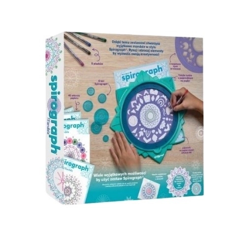 Kreatív Készlet Spirográf Mandala