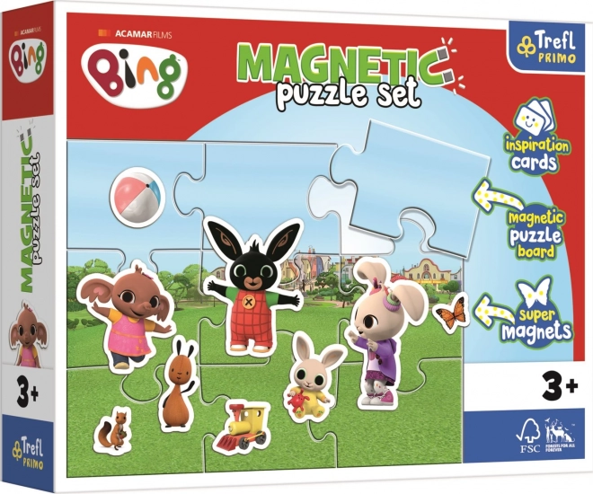 Bing nyuszi mágneses puzzle készlet