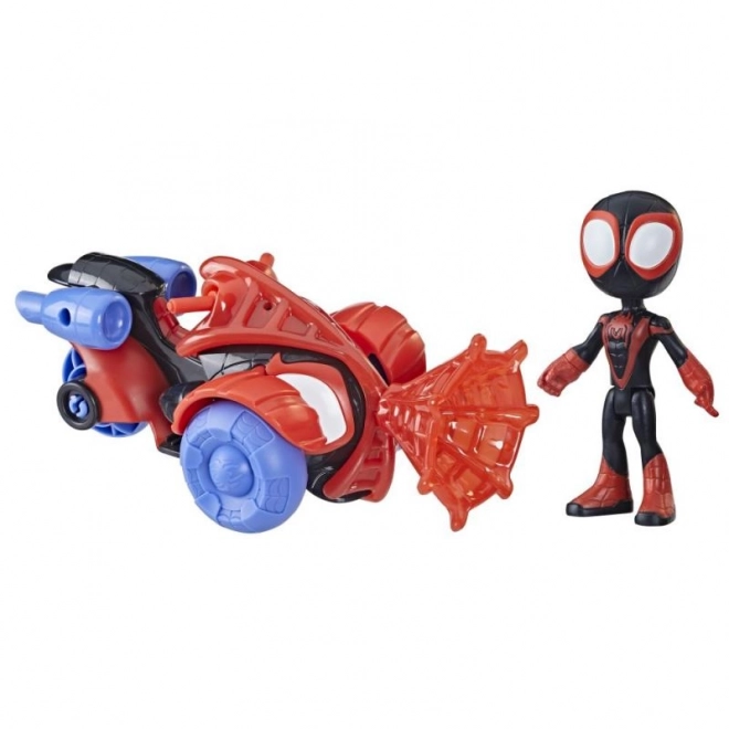 Spider-Man és a szuperbarátok Spidey Pók-mászó figura és jármű