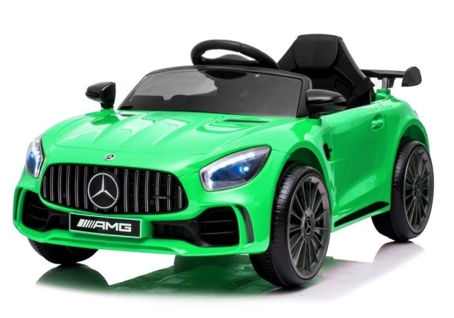 Mercedes AMG GT R zöld elektromos autó gyermekeknek