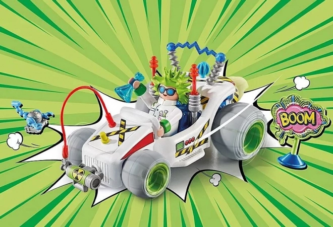 Playmobil Funstars Racing: professzor és gokart készlet