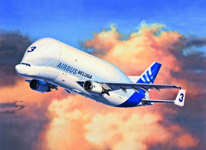 Ikonikus Beluga forma élethű részletekkel