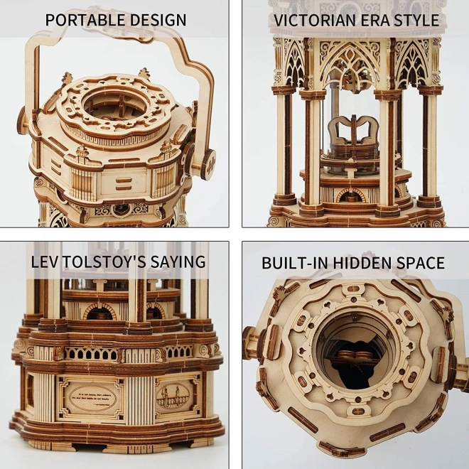Rokr Viktoriánská Lucerna 3D fa Puzzle