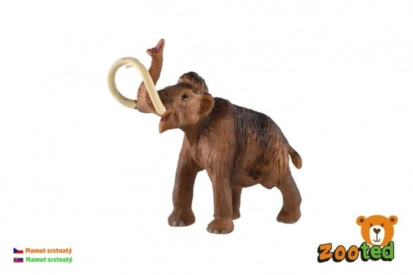 Gyapjas mamut műanyag figura 14cm