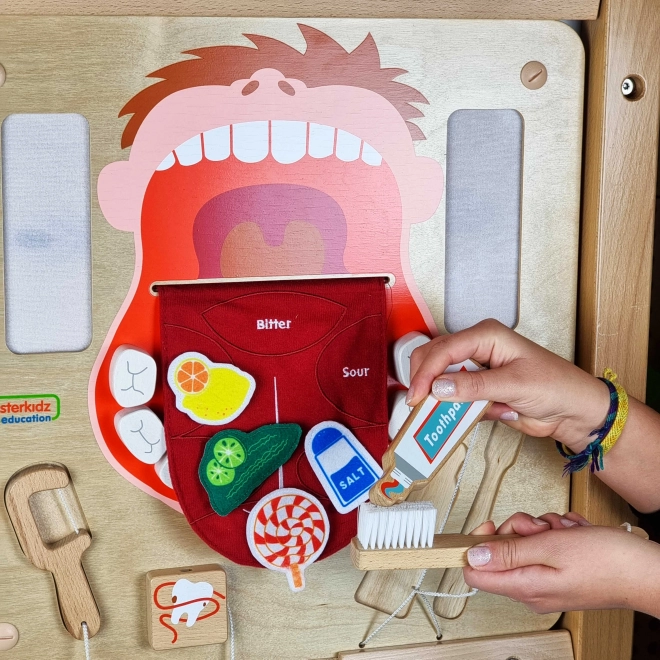 Masterkidz montessori fogápolási falitábla