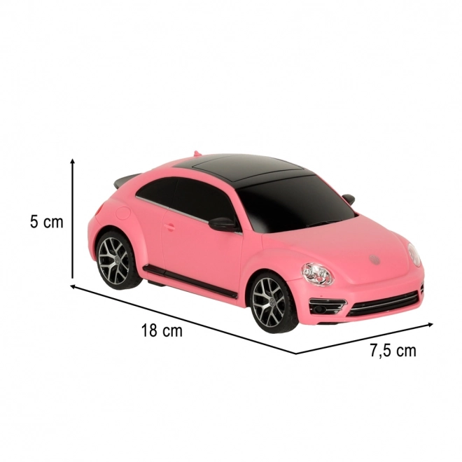 Rózsaszín Volkswagen Beetle távirányítós autó