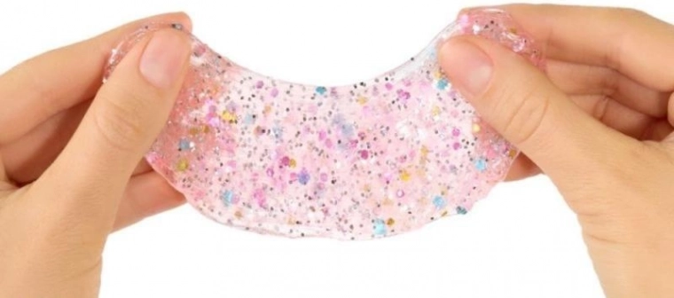 Csillogó slime az érzékszervi játékhoz