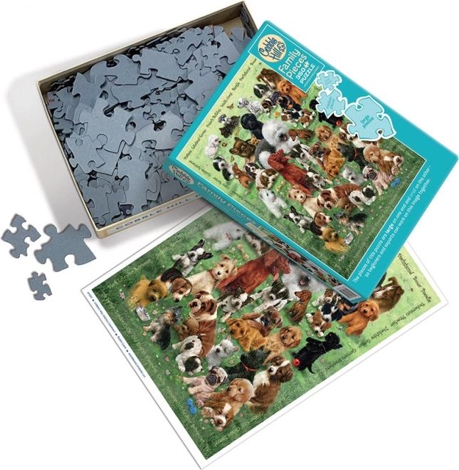 Cobble Hill családi puzzle Kutyus szeretet 350 darab