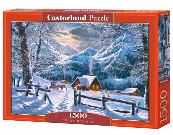 Castorland hófehér reggel puzzle 1500 darabos