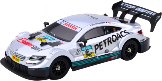 Verseny RC autó drifteléshez 1:16 méretarányban ezüst