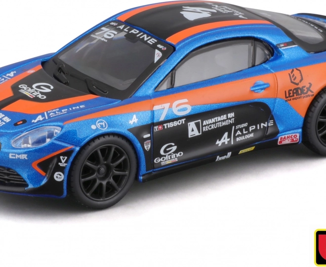 Bburago Alpine A110 CUP versenyautó modell 1:43