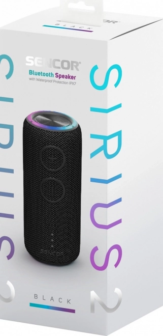 Vezeték nélküli Bluetooth hangszóró Sencor Sirius 2 LED világítással és TWS funkcióval