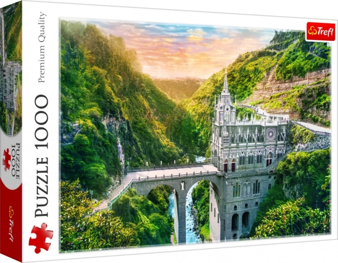 Trefl puzzle Las Lajas székesegyháza, Kolumbia