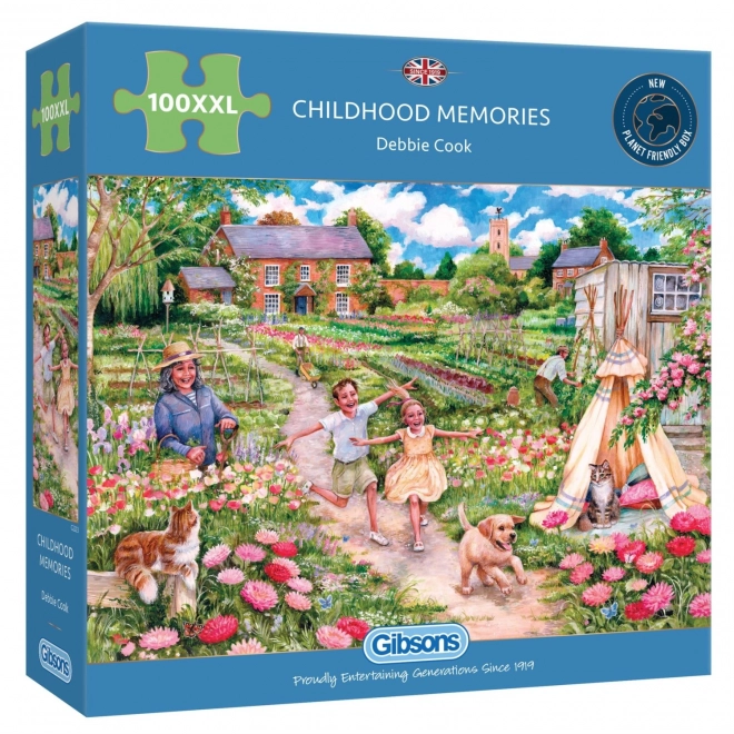 Visszaemlékezés gyermekkora GIBSONS puzzle XXL 100 darabos