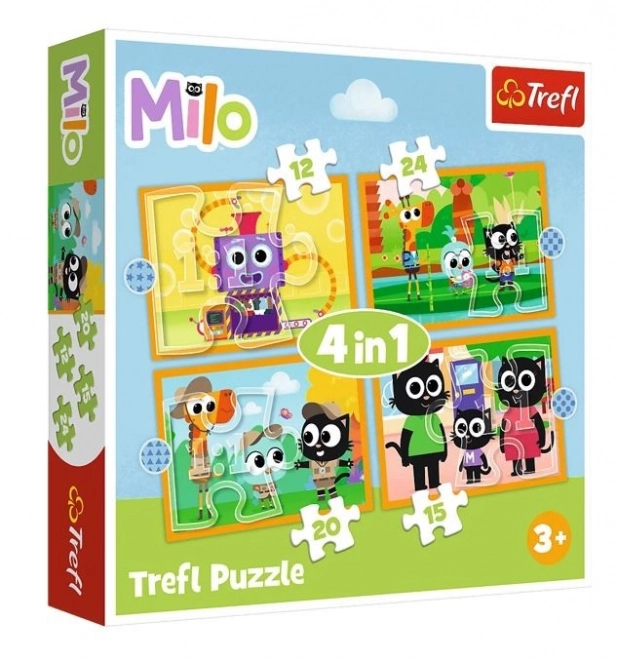 Milo és barátai puzzle készlet gyerekeknek