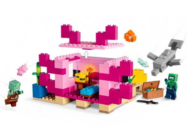 Lego Minecraft - Aksolotl háza