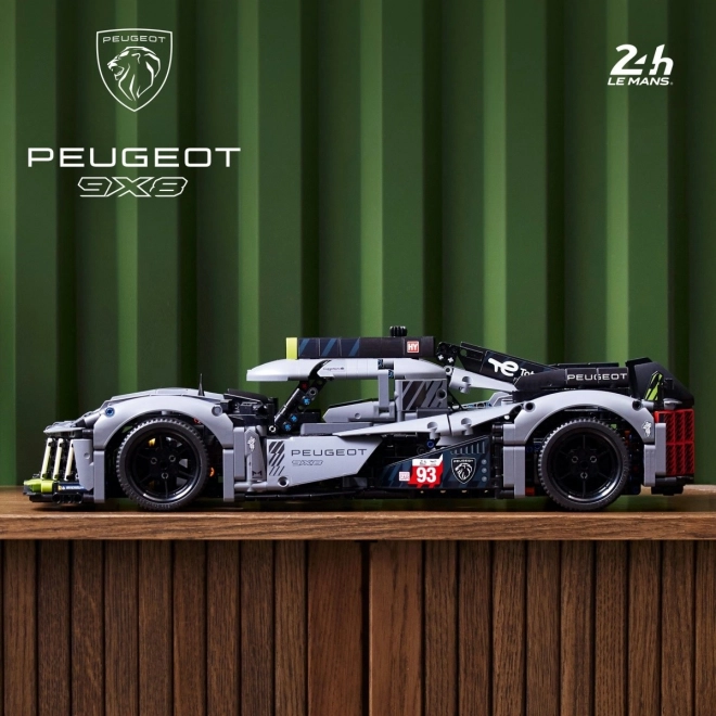 Technic PEUGEOT 9X8 Le Mans hibrid hypercar építőkészlet