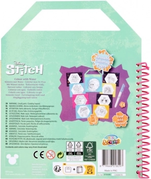 Festés vízzel Stitch mintával