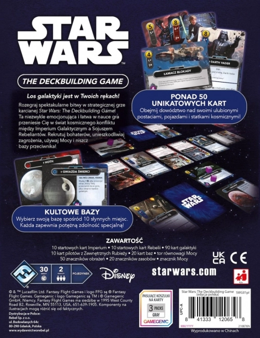 Star Wars pakliépítő stratégiai játék