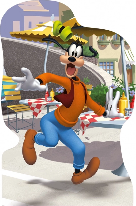 Mickey és Barátai 4x54 darabos városi puzzle