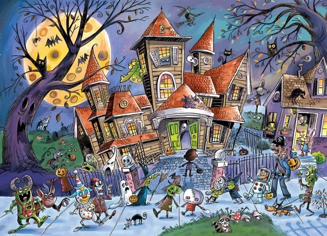 Cobble Hill családi puzzle kísértetház 350 darab