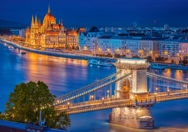 Budapest Éjszaka 500 Darabos Puzzle