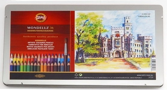 Koh-I-Noor akvarell ceruzák 36 darabos készlet