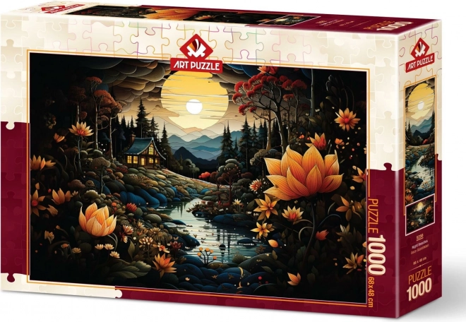 Éjszakai szépségek puzzle 1000 darabos készlet