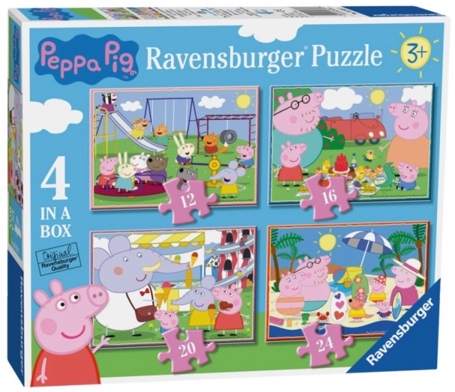 Ravensburger Peppa malac: Szórakoztató napok 4 az 1-ben puzzle