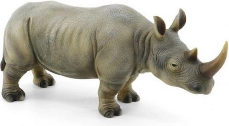 Fehér orrszarvú figura 28,5 cm
