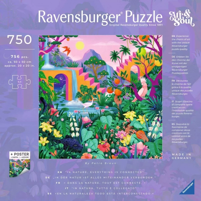 Ravensburger Art & Soul csodálatos természet puzzle 750 darabos