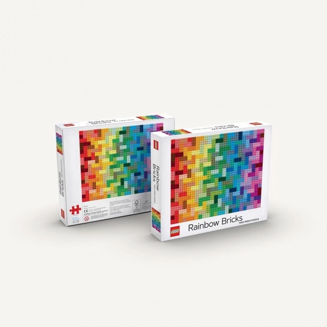 Lego szivárványos kockák 1000 darabos puzzle