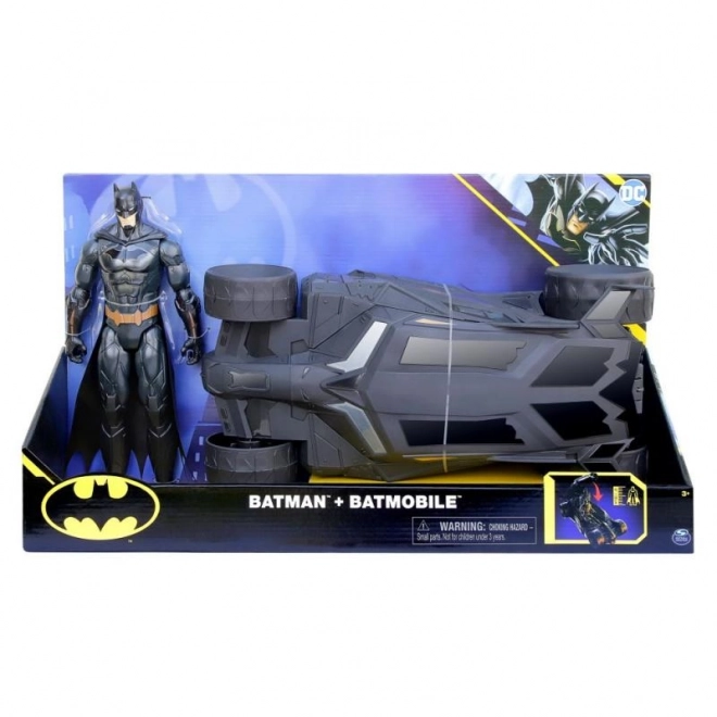 Batman Batmobil figurával 30 cm