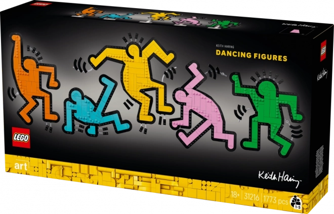 LEGO Art Keith Haring a Te1ncolf3 alakok
