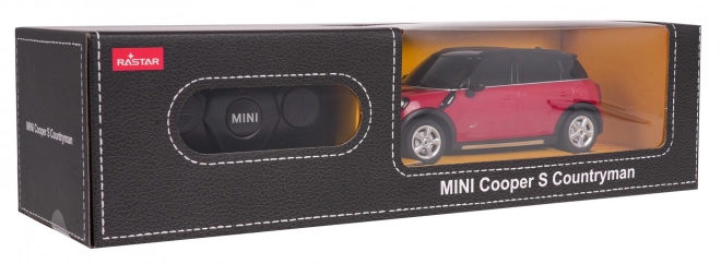 Rastar mini countryman távirányítós autó, piros, 1:24