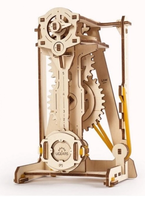 Ugears 3D fa mechanikus puzzle STEM tanulási inga