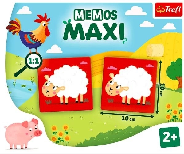 Trefl maxi memóriajáték farm