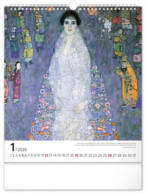 Falik naptár Gustav Klimt 2025