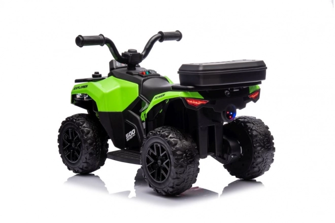 Gyerek akkumulátoros quad zöld