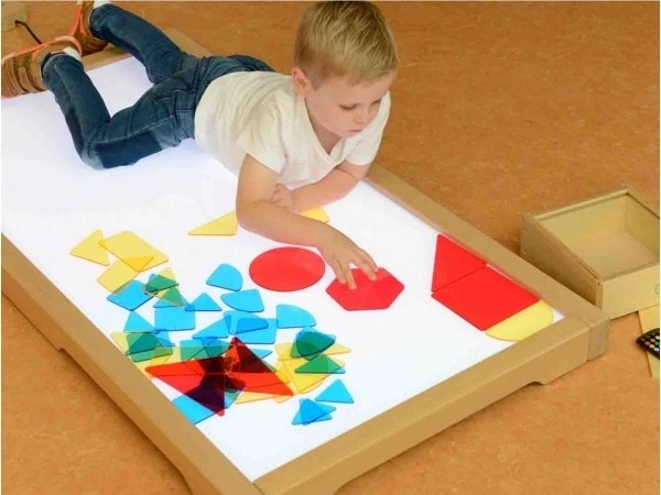 Masterkidz Négyszögletű LED fény panel színes + kiegészítő készlet