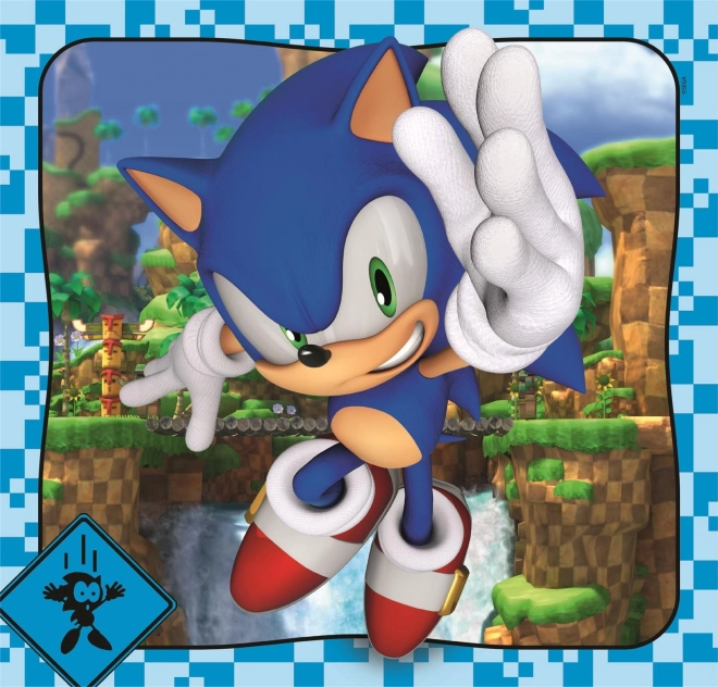 Sonic háromrészes kirakós