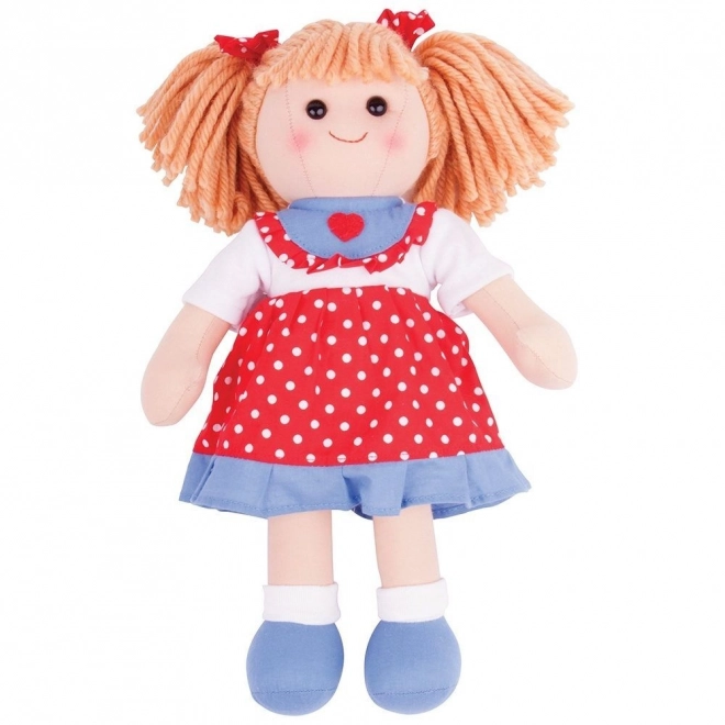 Bigjigs Toys textil baba - Emily