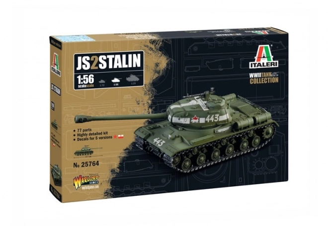 Műanyag modell Josif Sztálin JS-2 1/56 méretarányban
