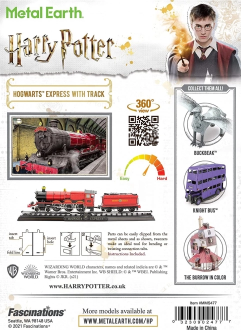 Harry Potter Roxfort Expressz 3D fém puzzle