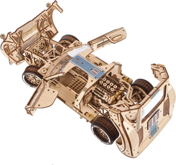 Ugears 3D fa mechanikus puzzle Endurance Racer