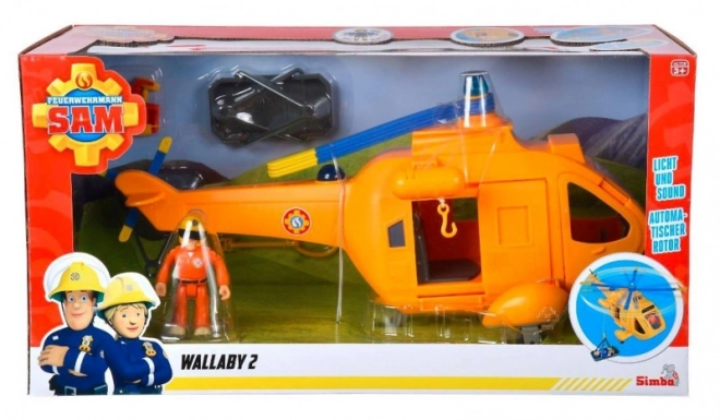 Helikopter Wallaby II - Tűzoltó Sam Figurával