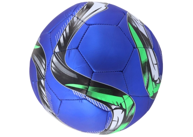 Zöld mintás futball-labda 24 cm