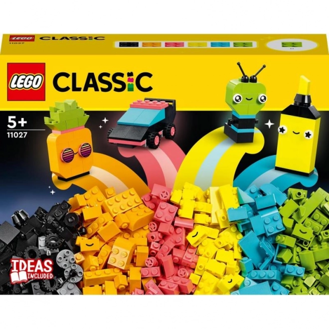 Lego Classic - Kreatív Szórakozás Neon Színekkel